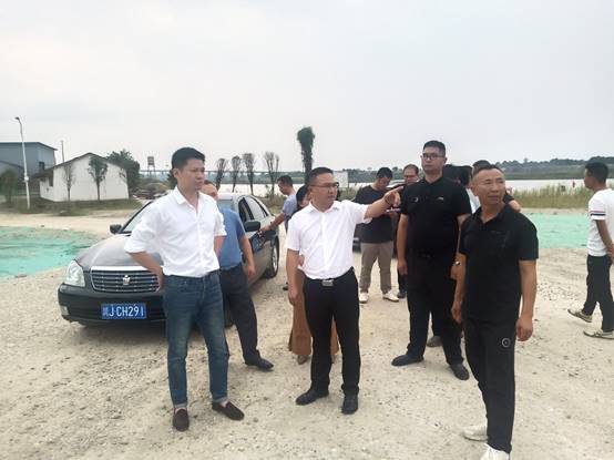 2021.9.23 皮局长检查涪鑫同创砂石厂